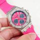 Fake Audemars Piguet Royal Oak offshore Diamond Bezel Red Dial Watches Women (5)_th.jpg